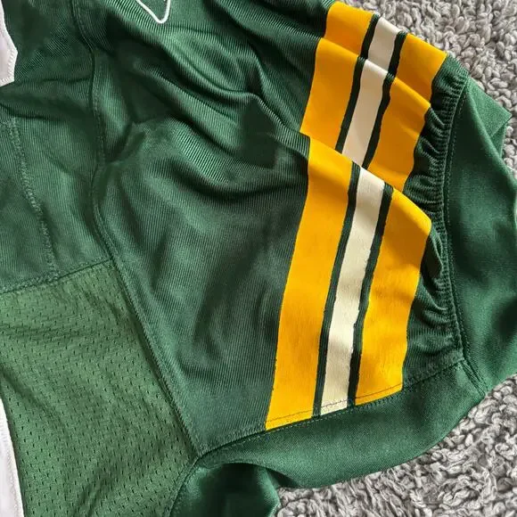 100% Authentic Reebok 2005 AJ Hawk NFL Green Bay Packers Mens 46 M Green Jersey